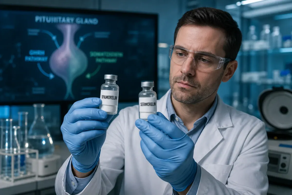 Ipamorelin vs Sermorelin: What the Trial Data and FDA Record Actually Show