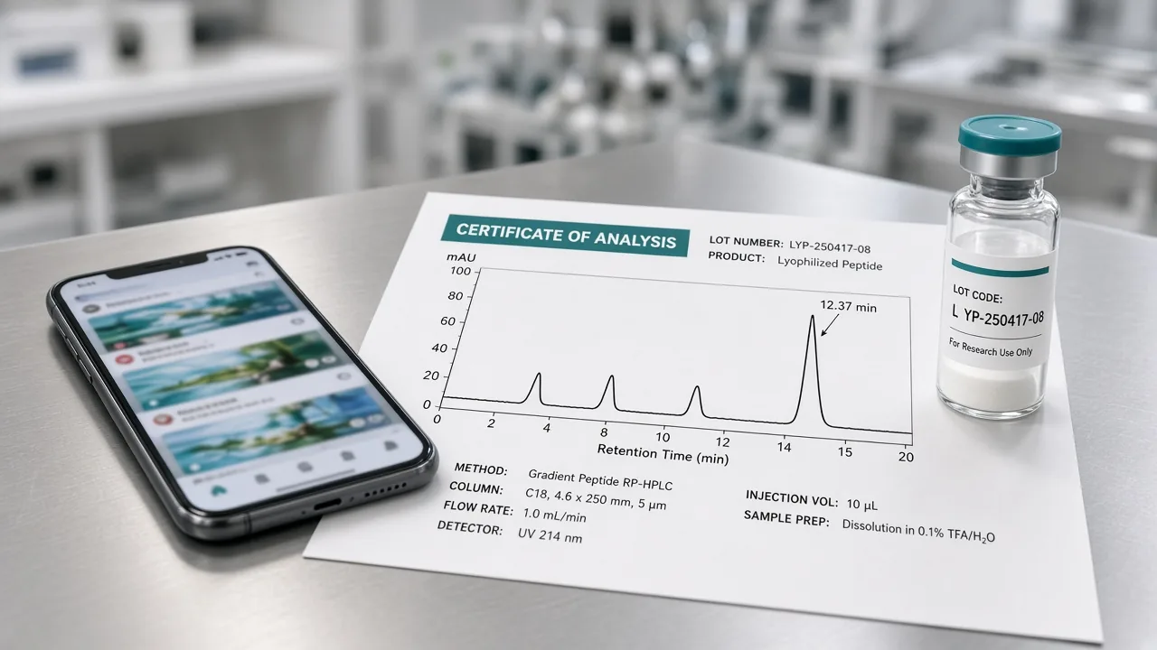 Peptides on social media are not one product class