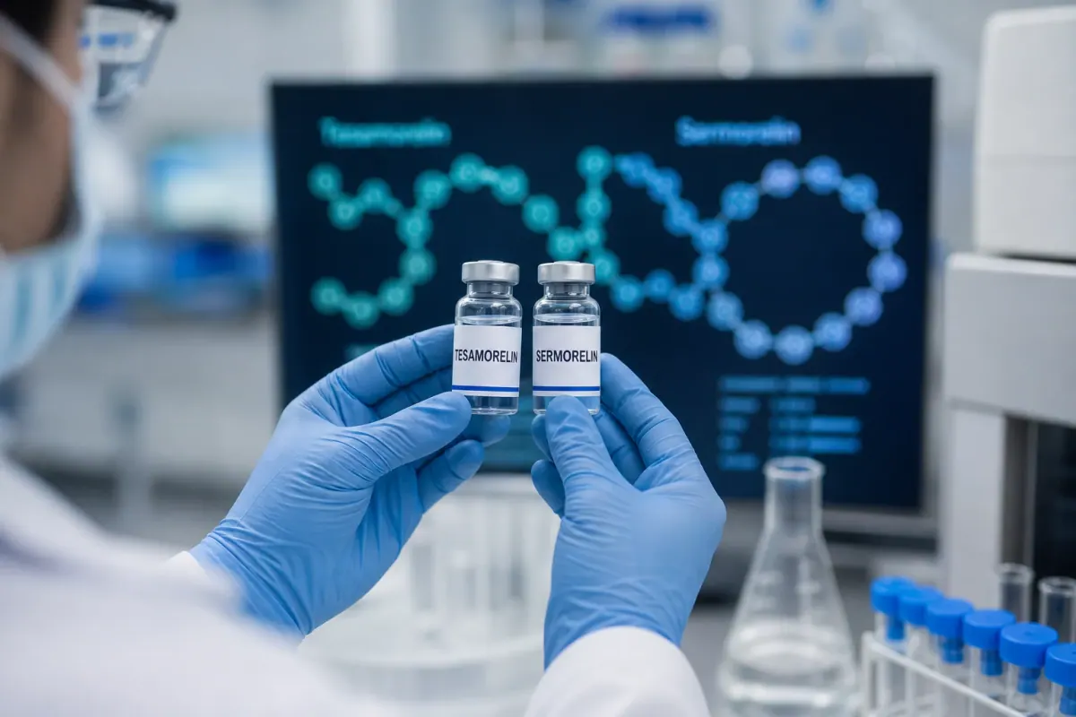 Tesamorelin vs sermorelin: Same hormone, opposite FDA status