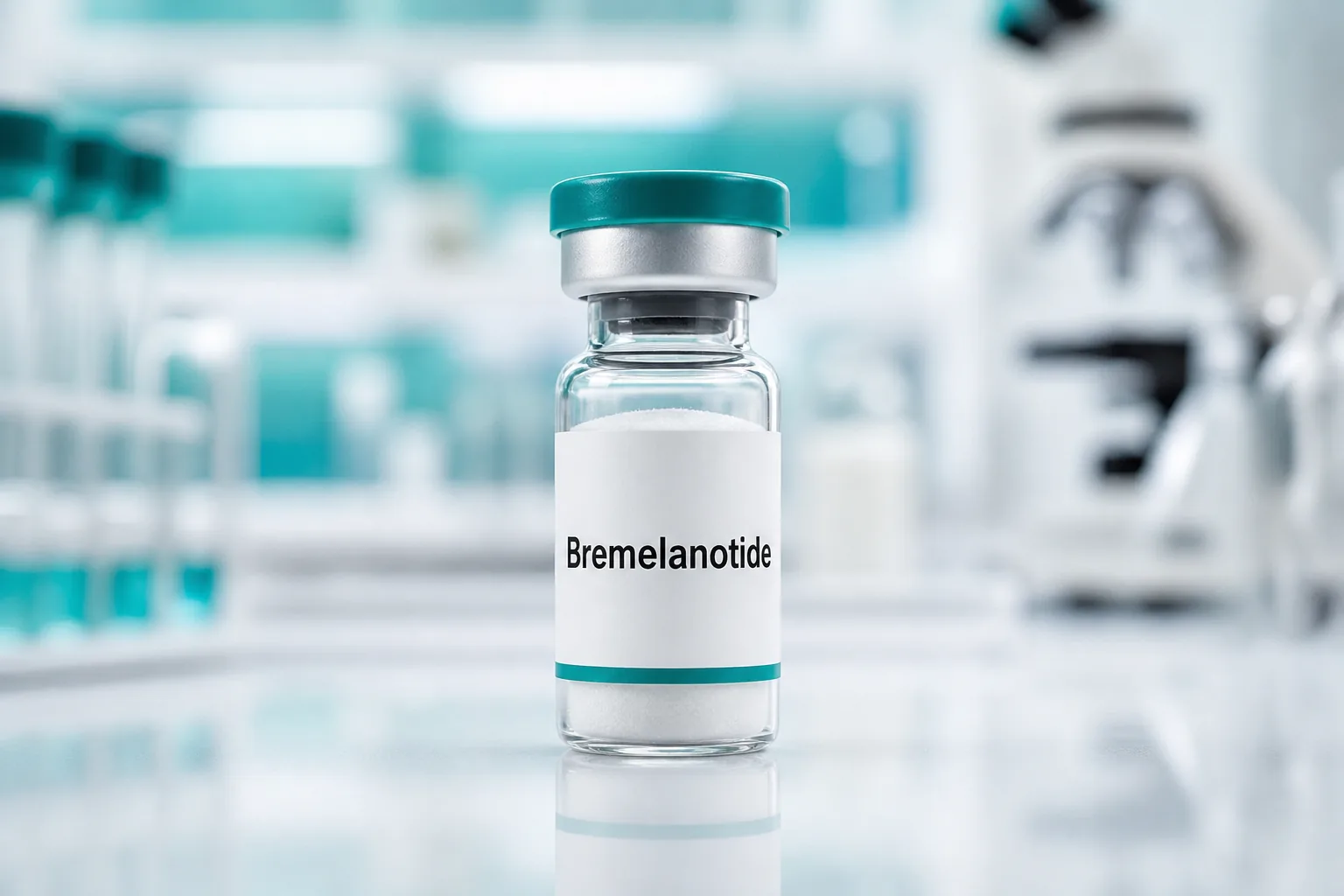 Bremelanotide peptide for sale in vial
