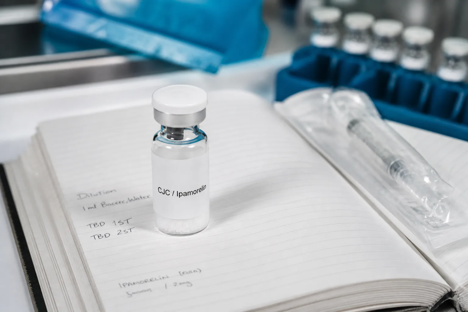 CJC-1295 without DAC / Ipamorelin Blend research peptide for sale — Research Blends