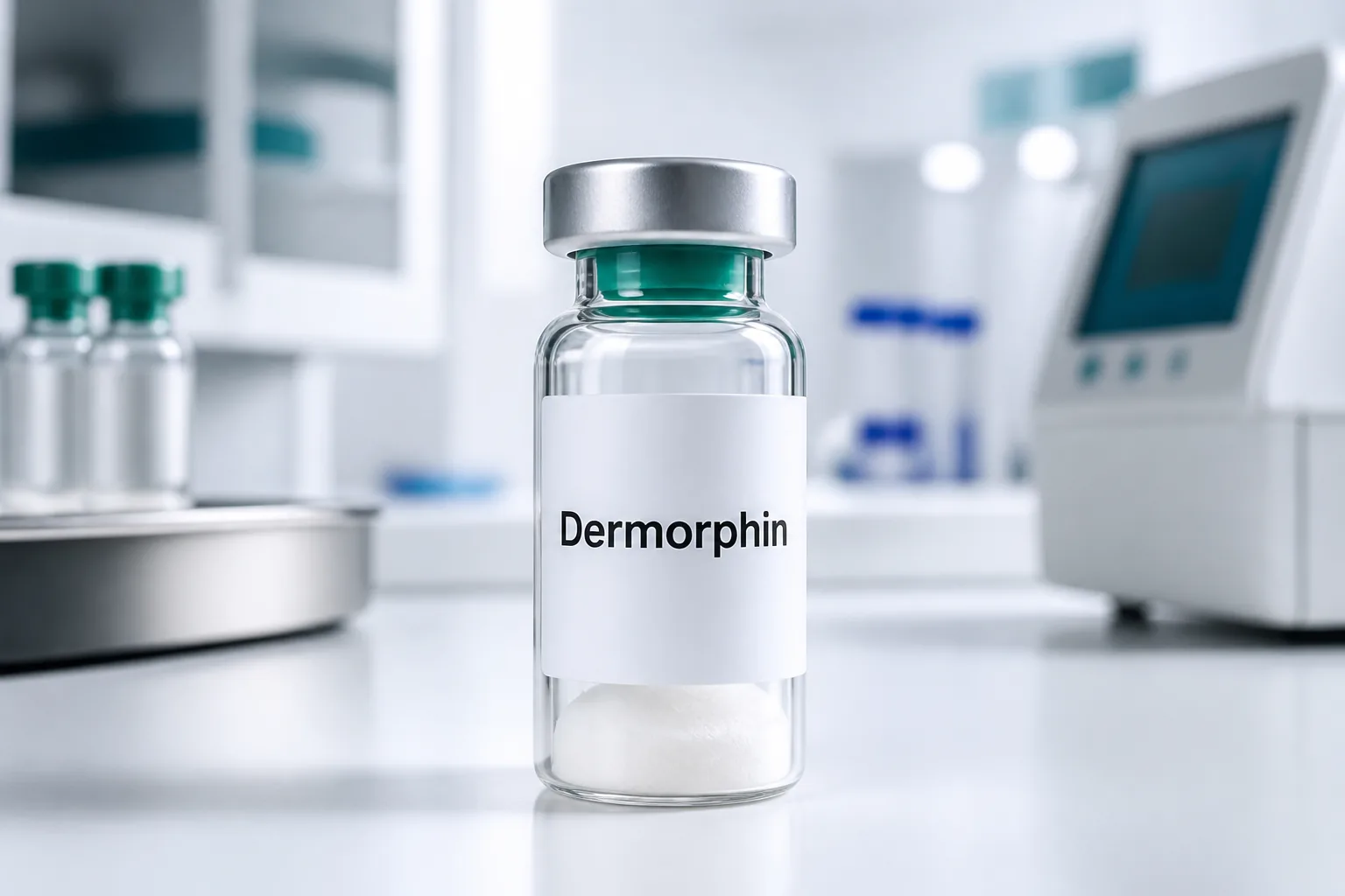 Dermorphin peptide for sale in vial