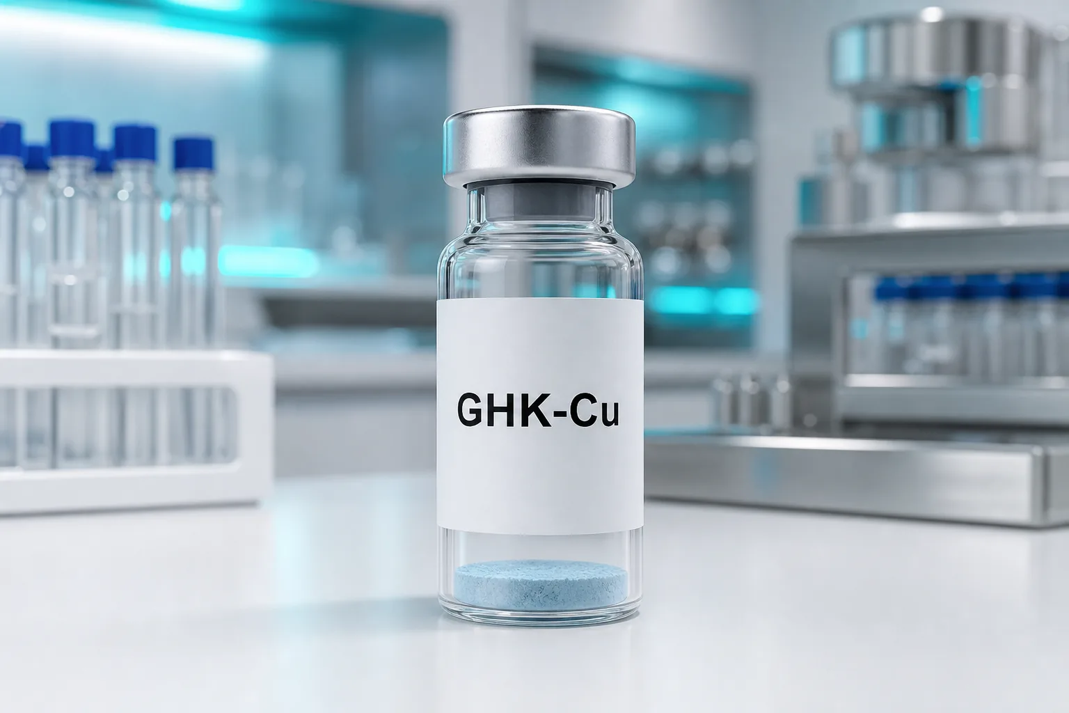 GHK-Cu peptide for sale in vial