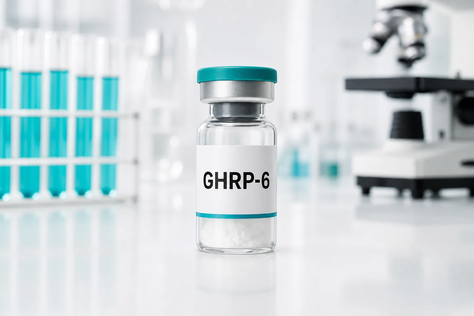 GHRP-6 Acetate peptide for sale in vial