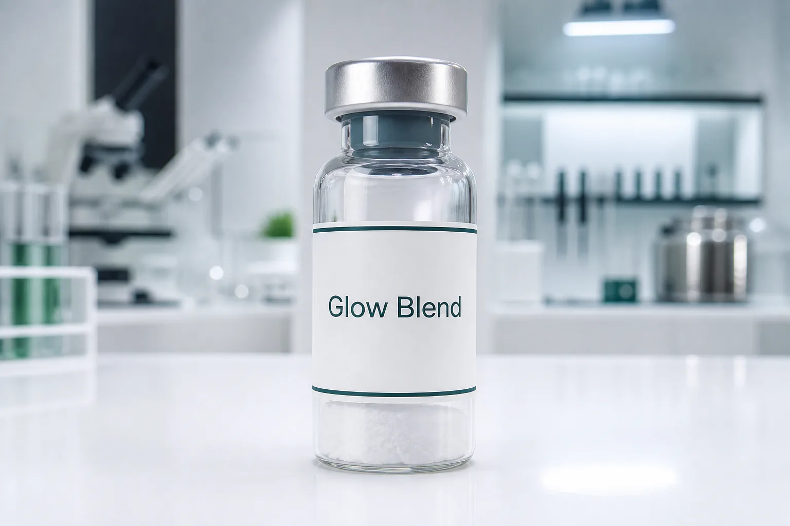 Glow BPC-157 + TB-500 + GHK-Cu peptide for sale in vial