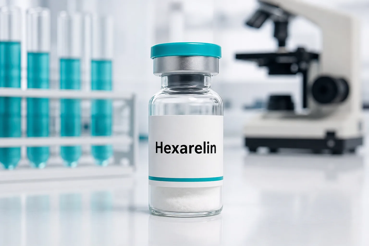 Hexarelin Acetate peptide for sale in vial