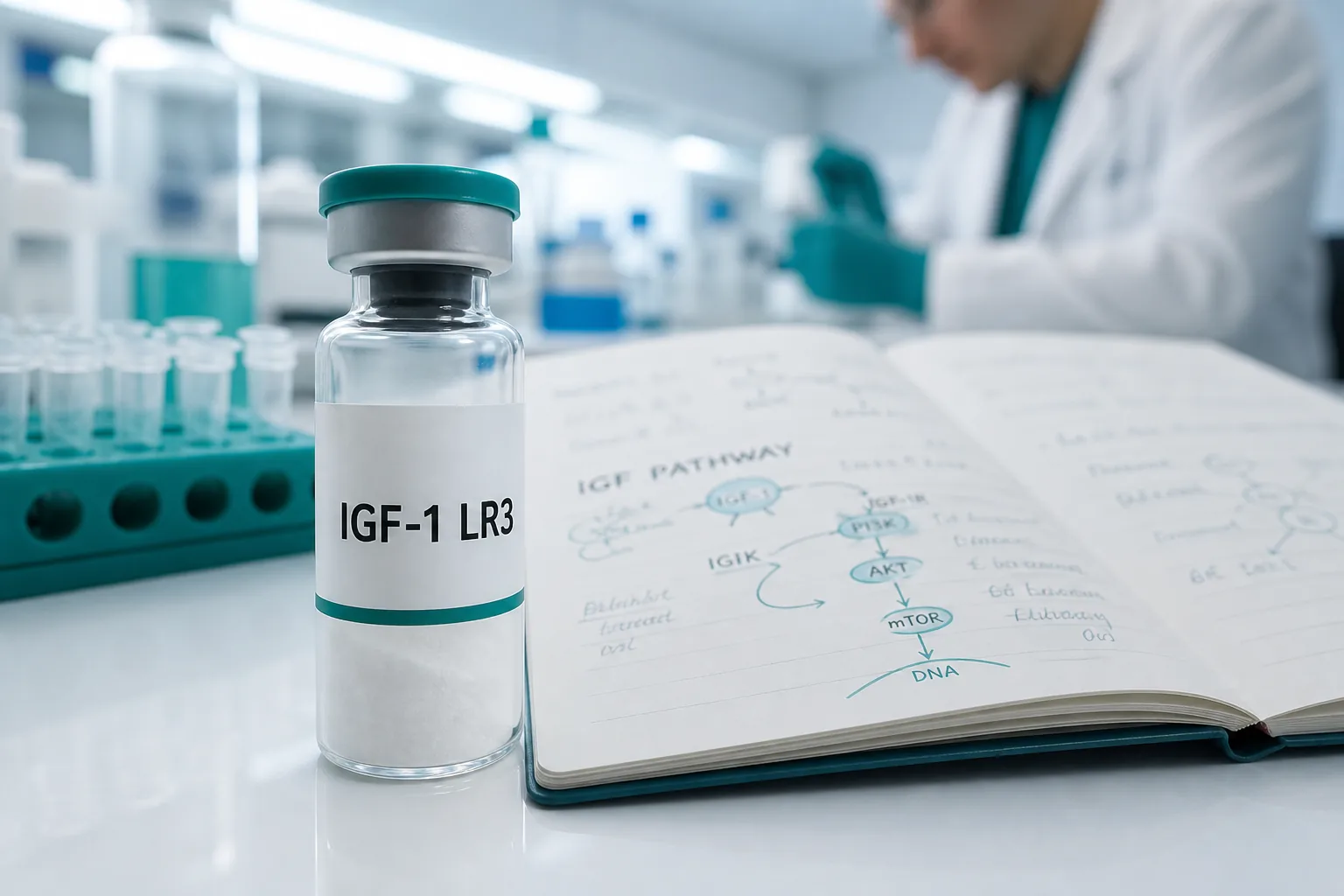 IGF-1 LR3 research peptide for sale — Growth Hormone Axis