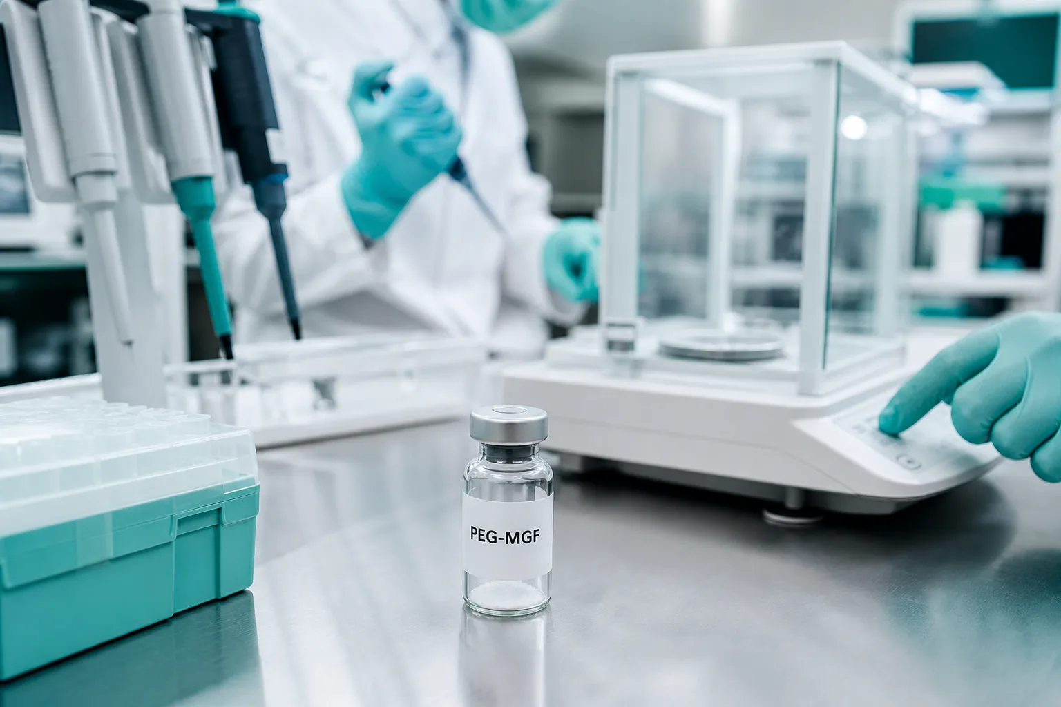 PEG-MGF research peptide for sale — Growth Hormone Axis