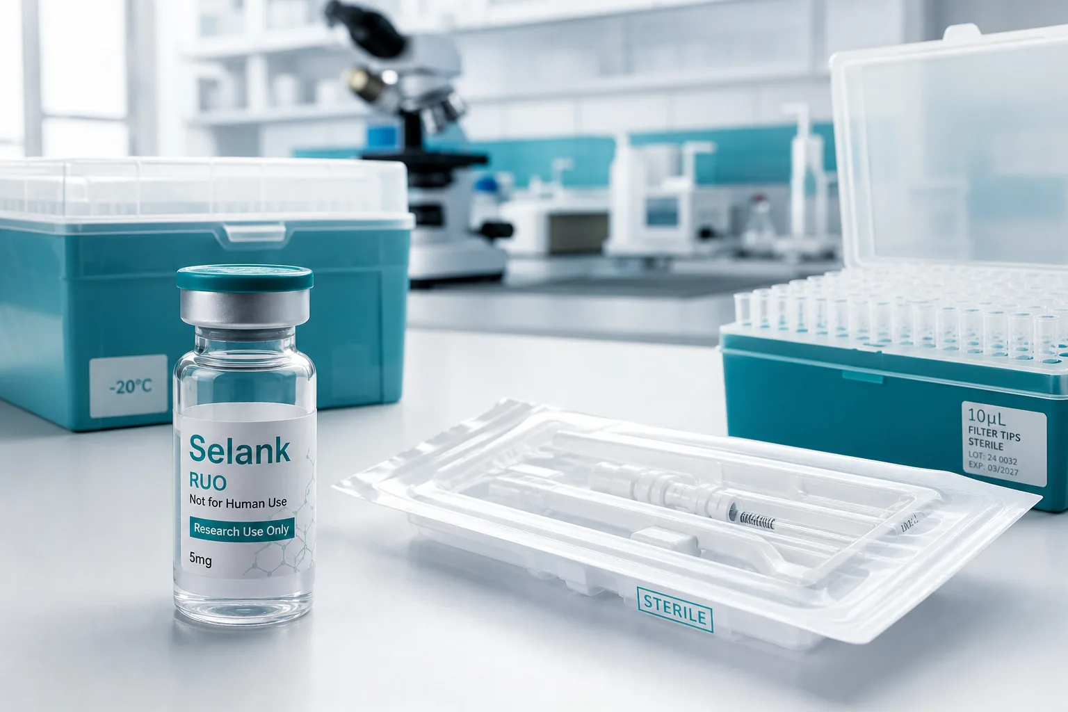 Buy Selank peptide online — research use only