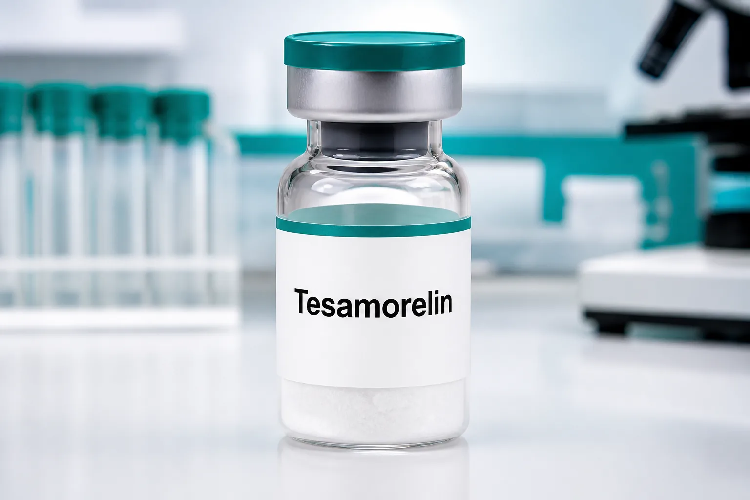 Tesamorelin peptide for sale in vial